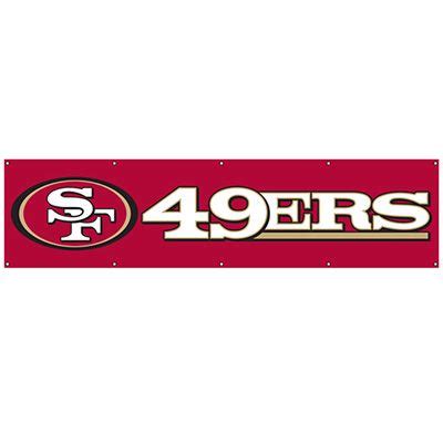 49Er Party Banner | San Francisco 49ers 8-Foot Banner | Meijer.com ...