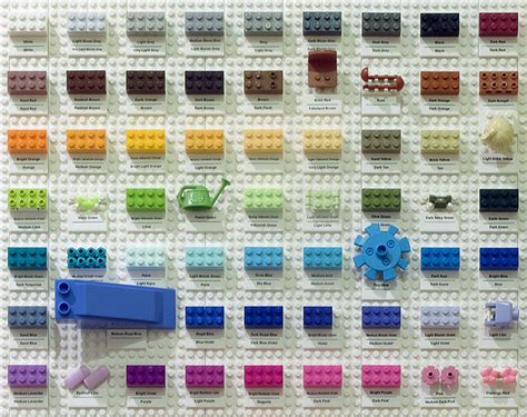 The Definitive LEGO Colour Chart – BOOOOOOOM! – CREATE * INSPIRE * COMMUNITY * ART * DESIGN ...