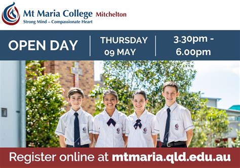 Mt Maria College Open Day 2024 Tickets, Mt Maria College, Mitchelton ...