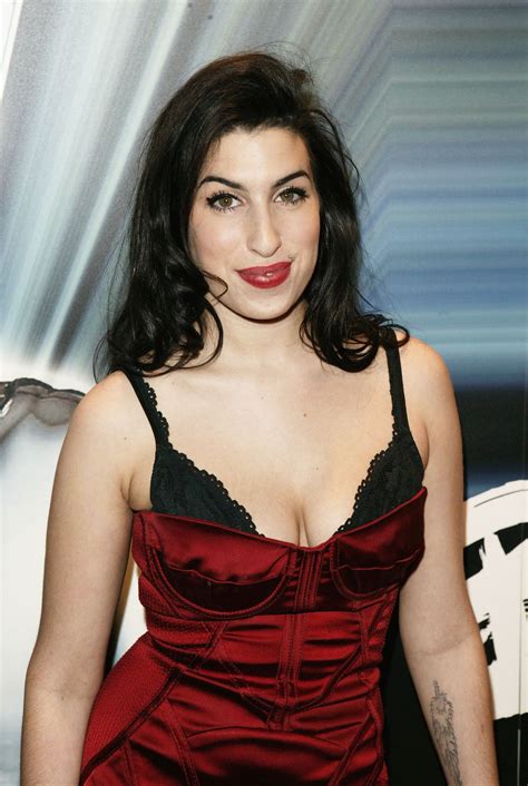 Amy attended the Brit Awards nominations in January 2004, not long after her debut album, Frank ...