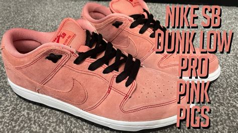 Nike SB Dunk Low Pro Pink Pigs Unboxing (On Feet Review) 2021 - YouTube