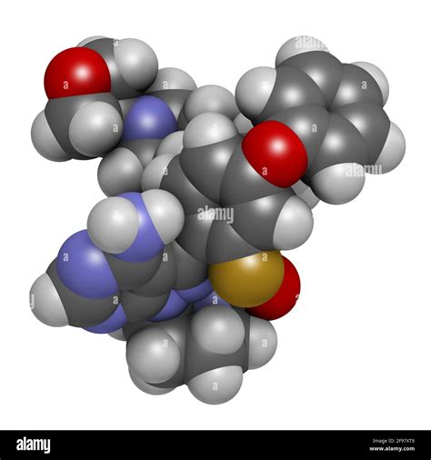 Rilzabrutinib drug molecule, illustration Stock Photo - Alamy