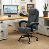 Vinsetto 7-Point Vibrating Massage Office Chair with Reclining Back, Blue - Walmart.com