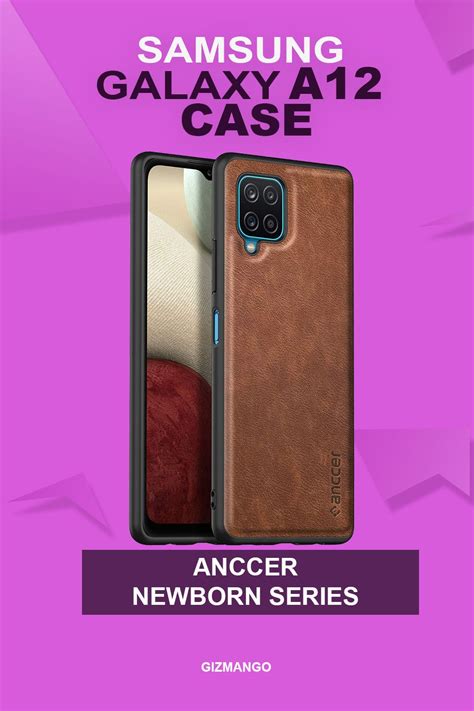 Anccer Leather Case for Samsung Galaxy A12 in 2021 | Leather case ...