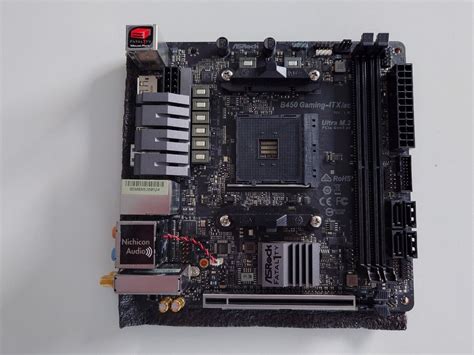 ASRock B450 Gaming-ITX/AC motherboard, Computers & Tech, Parts ...