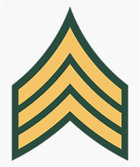 E-5 Sergeant - Rank Sergeant , Free Transparent Clipart - ClipartKey