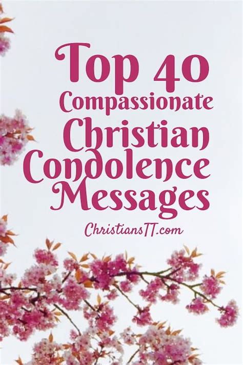 75 Christian Condolence Messages - ChristiansTT | Condolence messages ...