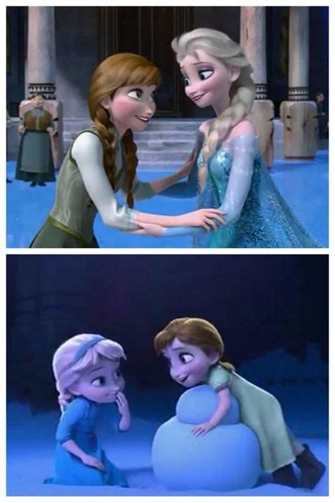 This is the cutest!!! (Elsa & Anna from Disney Frozen, 2013) | Disney and dreamworks, Frozen movie