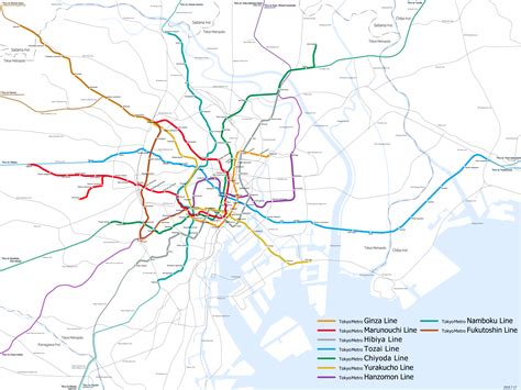 Tokyo Metro – Subway maps worldwide + Lines, Route, Schedules