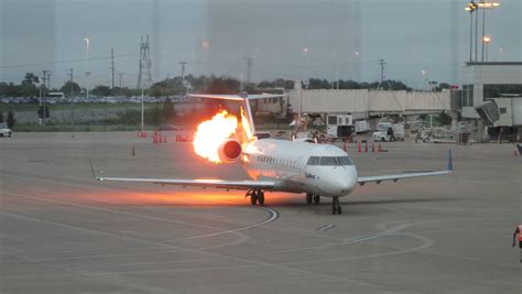 Plane catches fire at Nashville airport