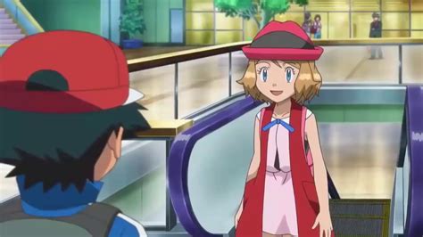 Pokemon Ash And Serena Kiss