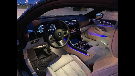 New BMW M850i xDrive (G15) - Interior Individual leather Merino Ivory White - YouTube