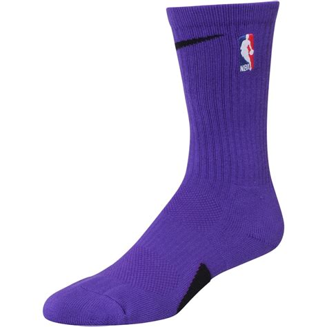 Nike NBA Purple/Black Elite Performance Crew Socks