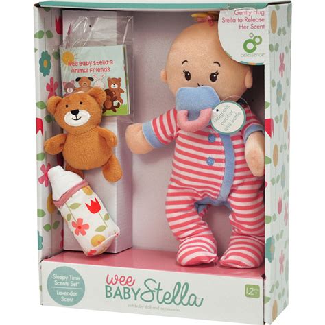 Wee Baby Stella Peach Sleepy Time Scents Doll Set - toys et cetera