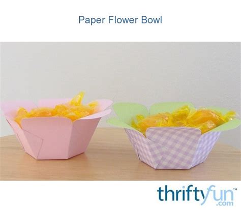 Making Paper Bowls | ThriftyFun