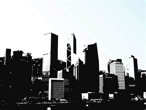 Hong Kong Skyline Vector Art & Graphics | freevector.com