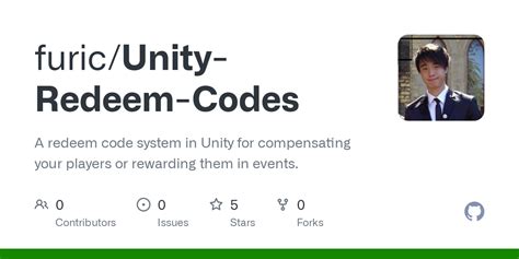 GitHub - furic/Unity-Redeem-Codes: A redeem code system in Unity for compensating your players ...