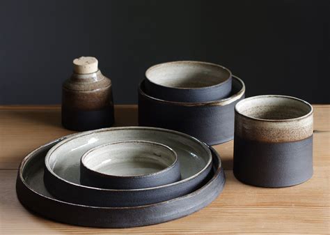 custom ceramic dinnerware modern dish set - mix and match shapes- made to order. $225.00, via ...