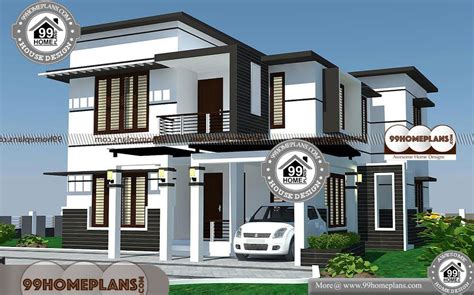 Modern 4 Bedroom House Plans with 2 Story Floor Plans of Dream Home