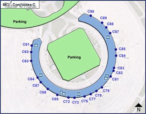 Map Of Kansas City Airport - ToursMaps.com