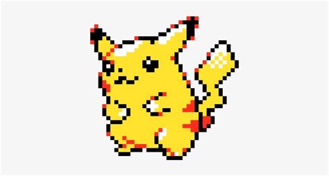 Pikachu 8-bits - 8 Bit Pokemon Grid - 480x440 PNG Download - PNGkit