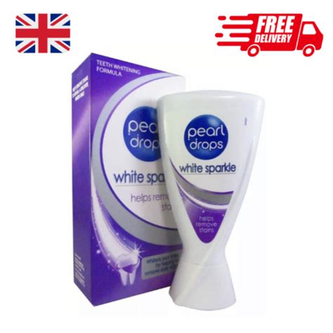 Pearl Drops Tooth Polish White Sparkle Stain Removal Whitening Toothpaste 50ml | eBay