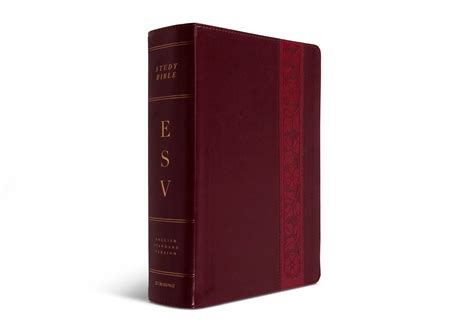 ESV Study Bible, Large Print (TruTone, Mahogany, Trellis Design), English Standard Version ...