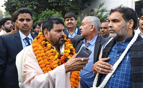 Sanjay Singh, Brij Bhushan Sharan Singh, WFI Elections: BJP MP's 'Bhumihar-Rajput' Reply To ...