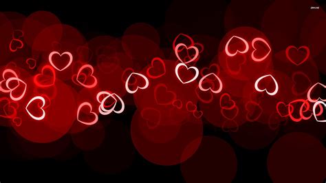 Download Glowing Hearts Happy Valentines Day 2015 HD Desktop Wallpaper ...