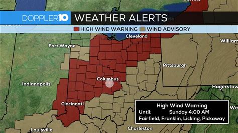 High Wind Warning issued for most of central Ohio through 4 a.m. | 10tv.com