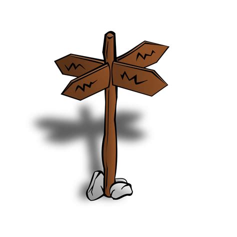 RPG map symbols: Crossroads Sign | Crossroad sign, Map symbols, Public ...