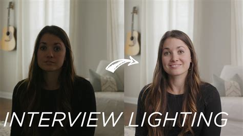 Professional Interview Lighting IN YOUR LIVING ROOM - YouTube