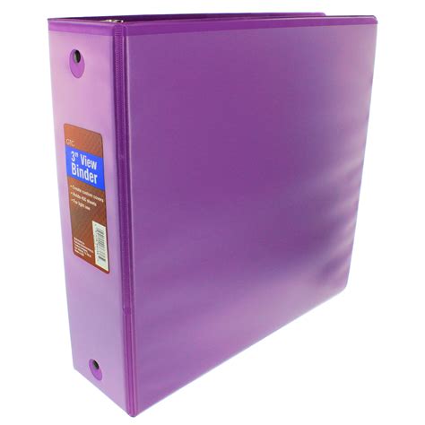 GTC 3 Inch View Binder, Purple - Shop Binders at H-E-B