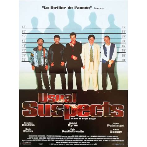 THE USUAL SUSPECTS Movie Poster 15x21 in.