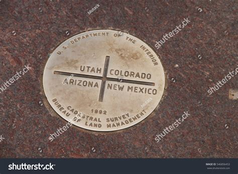 Four Corners Monument Stock Photo 546856453 | Shutterstock