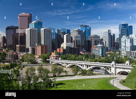 The city skyline of Calgary, Alberta, Canada Stock Photo - Alamy