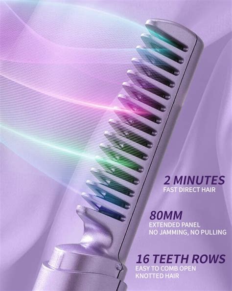 Travel Comb Cordless Rechargeable Hair Straightener – 5store.pk