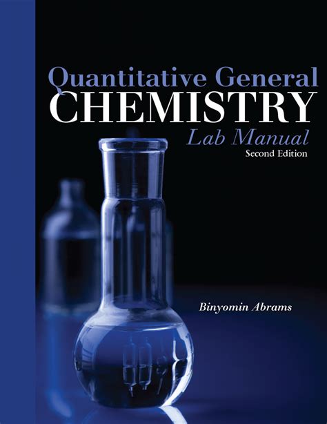 Quantitative General Chemistry Lab Manual | Higher Education