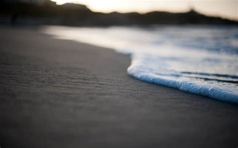 Seashore closeup photography, beach, sea HD wallpaper | Wallpaper Flare