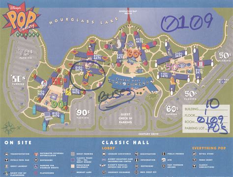 Pop Century Resort Map