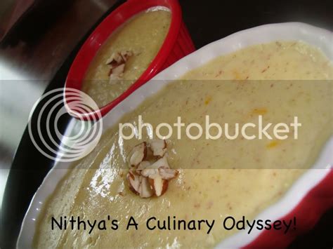 A Culinary Odyssey!: Kesar Badam Phirni( Saffron Almond Rice Pudding)