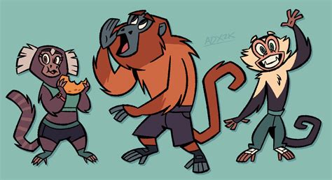 New World Monkeys by ArtDexo2000 on DeviantArt