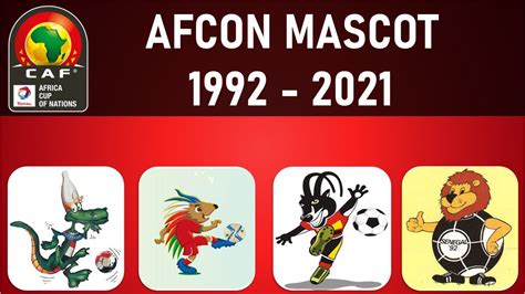 #161 AFCON MASCOT • 1992 - 2021 - YouTube