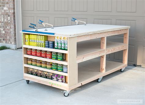 Workbench with Storage Shelves - Spruc*d Market