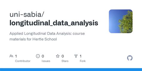 GitHub - uni-sabia/longitudinal_data_analysis: Applied Longitudinal ...