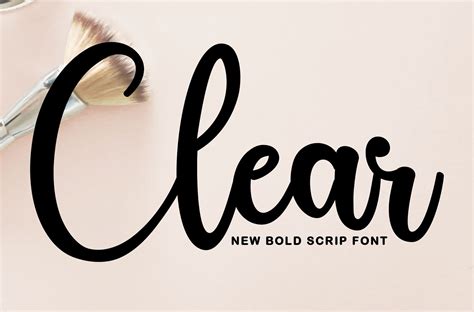 Clear Font by Sansana · Creative Fabrica