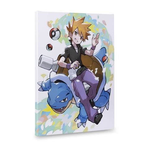 Pokémon Trainers: Blue Canvas Wall Art | Pokémon Center Official Site