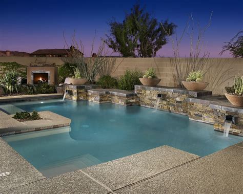 Phoenix - Arizona - USA | Backyard pool landscaping, Pool landscaping, Arizona backyard