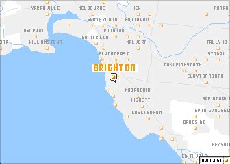 Brighton (Australia) map - nona.net