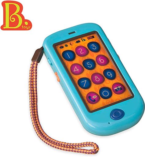 Amazon.com: B. Toys – HiPhone Toy Smart Phone – Kids Play Phone with Sounds Music & Voice ...